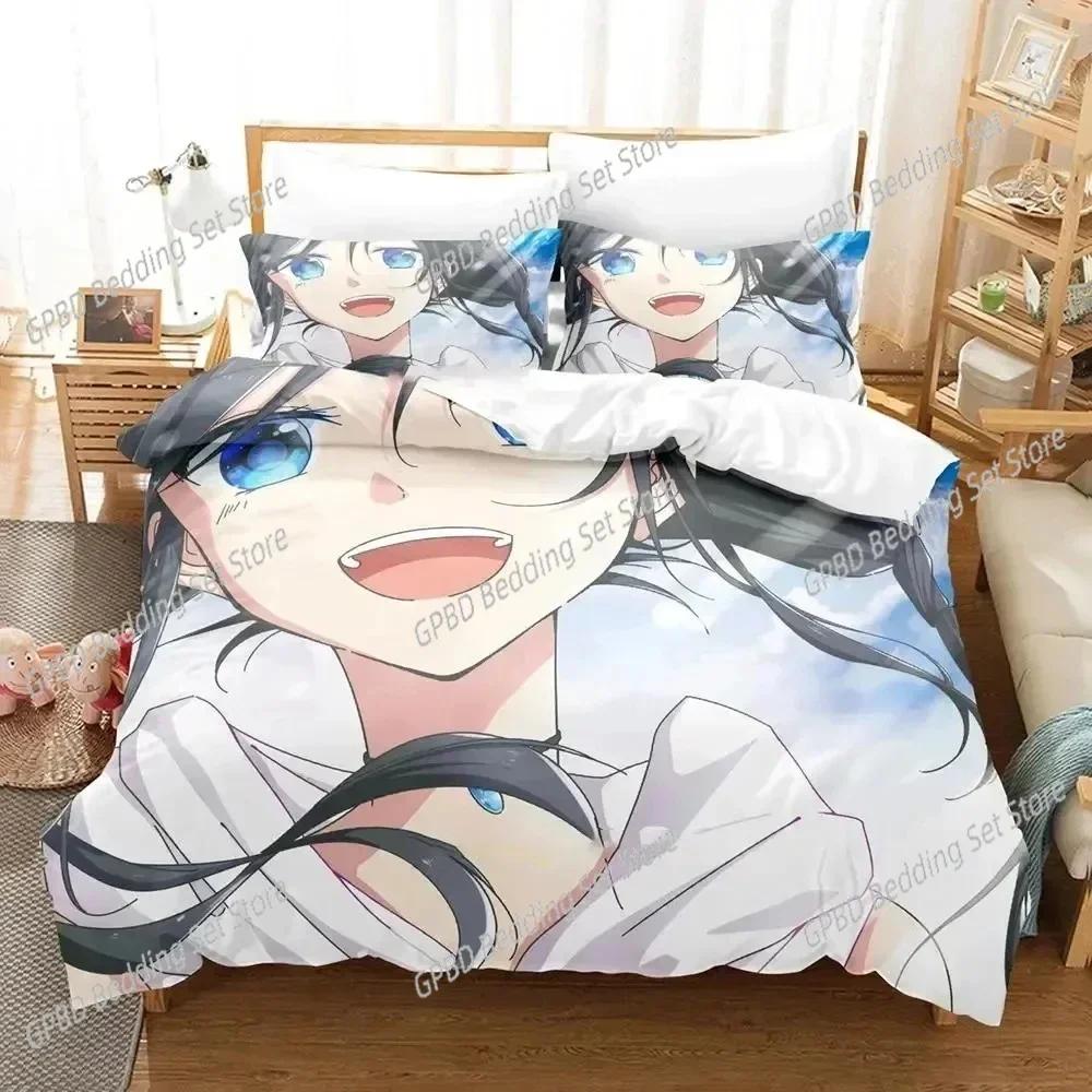 Luxury New 3D Print Anime Weathering with You Bedding Set Duvet Cover Bed Set Quilt Cover Pillowcase Queen Boys Adult Bedding