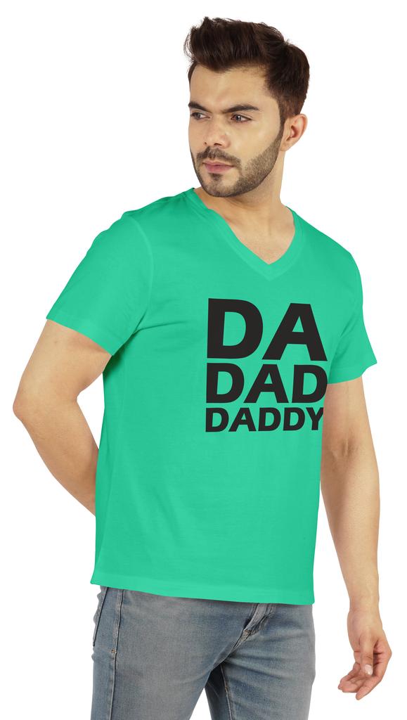Inkmeso Mens Tshirt   Da Dad Daddy   Graphic Tshirt For Dad Gift Tee Shirt For First Time