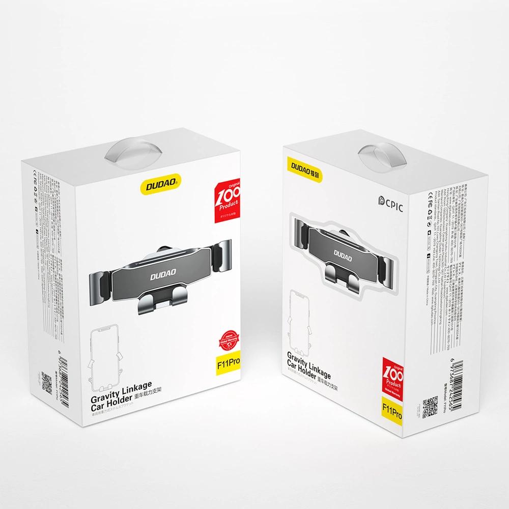 Dudao Samochodowy Uchwyt Grawitacyjny Do Smartfona Czarny (F11Pro)