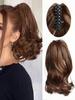 Synthetic 10 Inch Claw Clip Ponytail Extension,Short Loose Wavy Pony Tails Hair Extensions Synthetic Hair Pieces For Women Daily Use