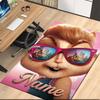 Custom Name Alvin and the Chipmunks Printed Carpet, Rug for Office Chair Living Room Bedroom Kitchen Room Decor Gifts.