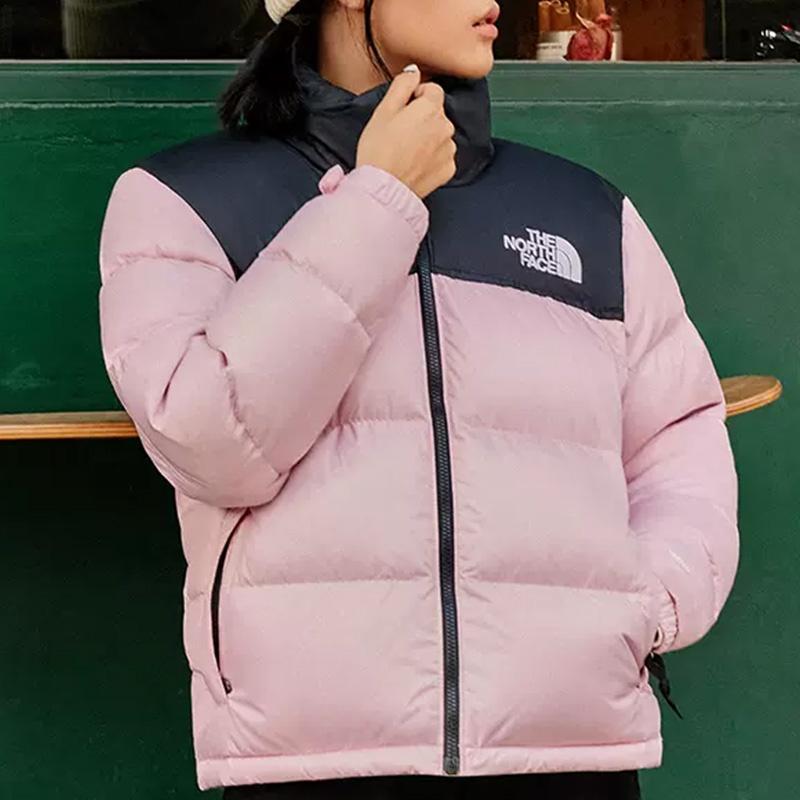 THE NORTH FACE Women'ss 1996 Retro Nuptse 700 Fill Packable Jacket Cameo Pink NF0A3XEO-6R0