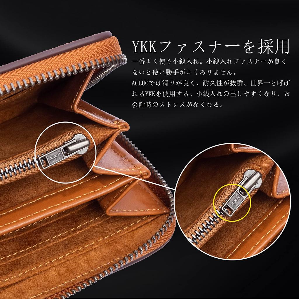 Длинный кошелек, изготовленный в Японии из кожи Tochigi, от лучших мастеров по изготовлению кошельков. Натуральная кожа, большой емкости, на молнии YKK, мужской кошелек для джентльменов. (военно-морской флот)