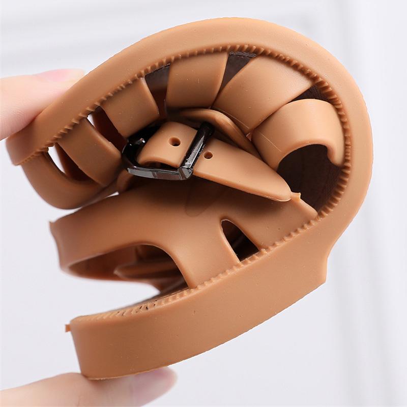 Летние детские сандалии для маленьких девочек, мягкая нескользящая обувь принцессы, детская пляжная обувь ярких цветов, повседневные римские тапочки для мальчиков