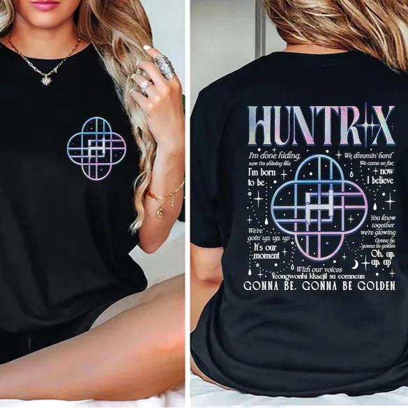 Summer Hot Sale Kpop Huntrix 2026 T Shirt Unisex Y2K Gothic Streetwear Oversized T-shirt Harajuku Hip Hop Punk T-shirt