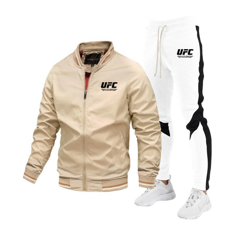 Mens Casual Suit Set Long Sleeve Jacket Pants Slim Fit Daily Wear