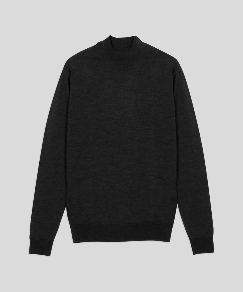 Jonseumedeulli Harcourt Merino Wool Mock Neck Knit Classic 10 Colors (B Type)