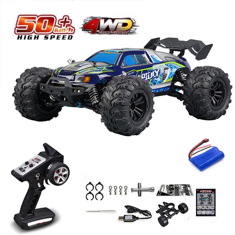 1:16 75 км/ч или 50 км/ч 4WD RC машинка с дистанционным управлением LED машинки высокоскоростной дрифт монстр-трак для детей против игрушек Wltoys 144001