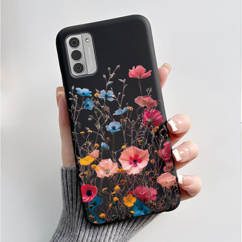 Для Nokia G42 Чехол Роскошный Цветок Бабочка Силиконовый Мягкий ТПУ Задняя Крышка для Nokia G42 G310 NokiaG42 G 310 NokiaG310 5G 2023 Чехол