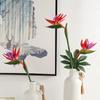 2 Pcs 80cm Large Bird of Paradise Permanent Flower UV Resistant No Fade Flower Part Is Made of Soft Rubber PU Artificial Flower Plants for Home Office