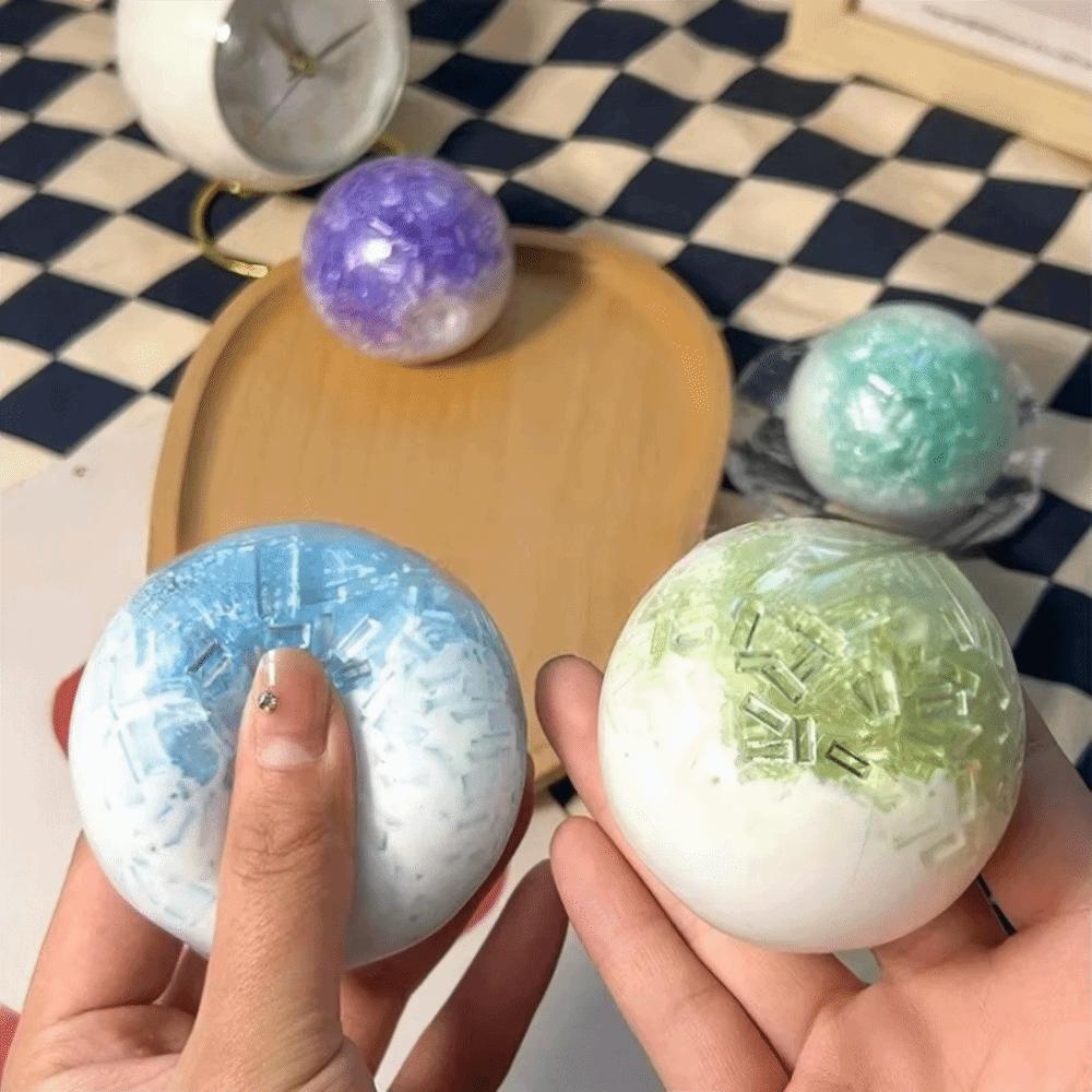 Rebound Reshape Cracking Squishy Toy Crushed Ice Sensory Fidget Ball Fidget Toy Kids Adults