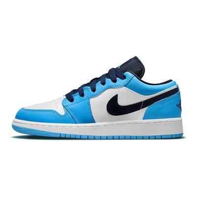 Детские кроссовки Air 1 Low GS UNC White University-Blue Obsidian 553560-144