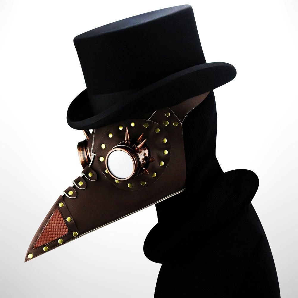 Halloween Steampunk Plague Beak Masquerade Party Mask Headgear