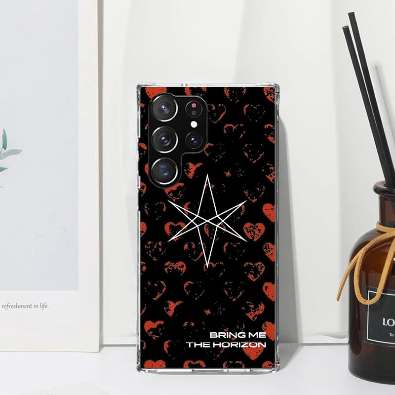 Чехол для телефона Bring Me The Horizons для Samsung Galaxy S25 S24 S23 S22 Ultra S21 FE S20 Plus S10 + S10E Арт Fundas Задняя крышка S24 S