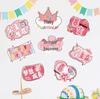 Children's Birthday Handheld Sign Table Card Decoration & Photo Prop