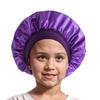 Children's Satin Sleep Cap - Soft Elastic Silk-like Hair Care Hat