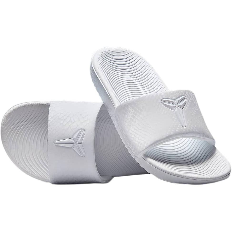 Kobe Bryant X Nike Kawa Slide GS Triple White Kids Sneakers IF2871-100
