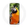 Case for Samsung Galaxy S7 Edge Macaws Parrot Orange Green