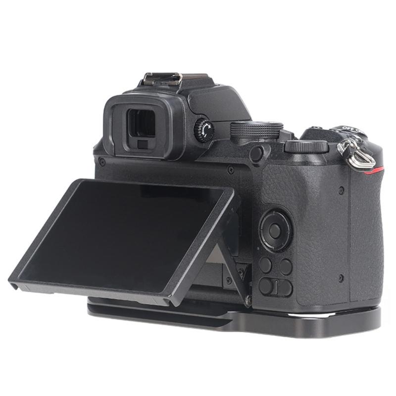 Aluminum Alloy Camera Baseplate for Z30 Mirrorless Cameras Vertical Slide Design and Tripods Compatibility