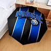 basketball Orlando Logo Umbrella Folding umbrella, automatic umbrella 8-Frame for Travel, camping Use Gift for Halloween Christmas