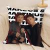MMarcus and MMartinus Cushion Cover Soft Plush Throw Pillow Cover  DoubleSided Printed Cushion Case  Cozy Sofa  Home Decor