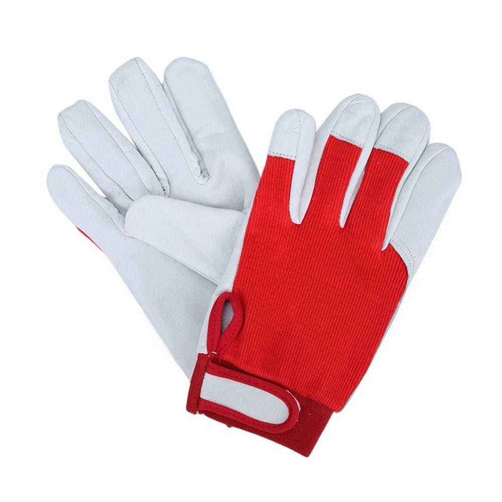 Leather Welding Gloves Random Color Work Safe Gloves Tool Protective Glove Workplace