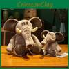 Elephant Cute Plush Doll With Pp Cotton Filling For Kids Bedroom Decoration