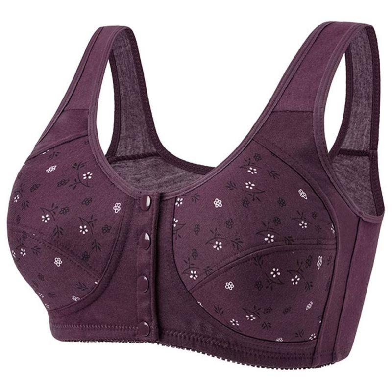 Женский бюстгальтер большого размера с передней застежкой Бюстгальтер на широких бретелях