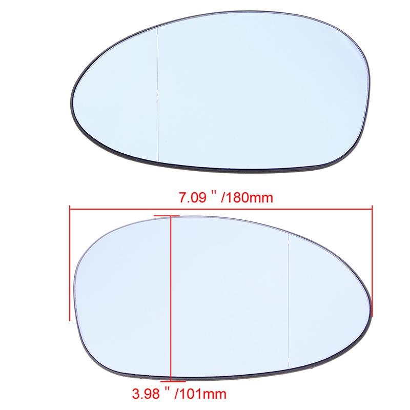 Синее крыло двери автомобиля с подогревом, зеркальное стекло для BMW E81 E82 E87 E46 E90 E91 E92 E93