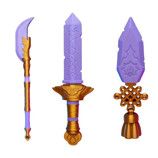 Аниме Идол Косплей Реквизит Корейская Поп Девушка Костюм Аксессуар 3D-печатное Косплей Оружие для Встреч Фанов Comic-Con Косплей Вечеринка