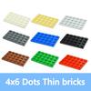 20 ШТ. Конструктор DIY 4*6 Точек Тонкие Фигурные Кирпичики 4x6 Точек Образовательный Креативный Размер Совместимый С 3032 Игрушки для Детей