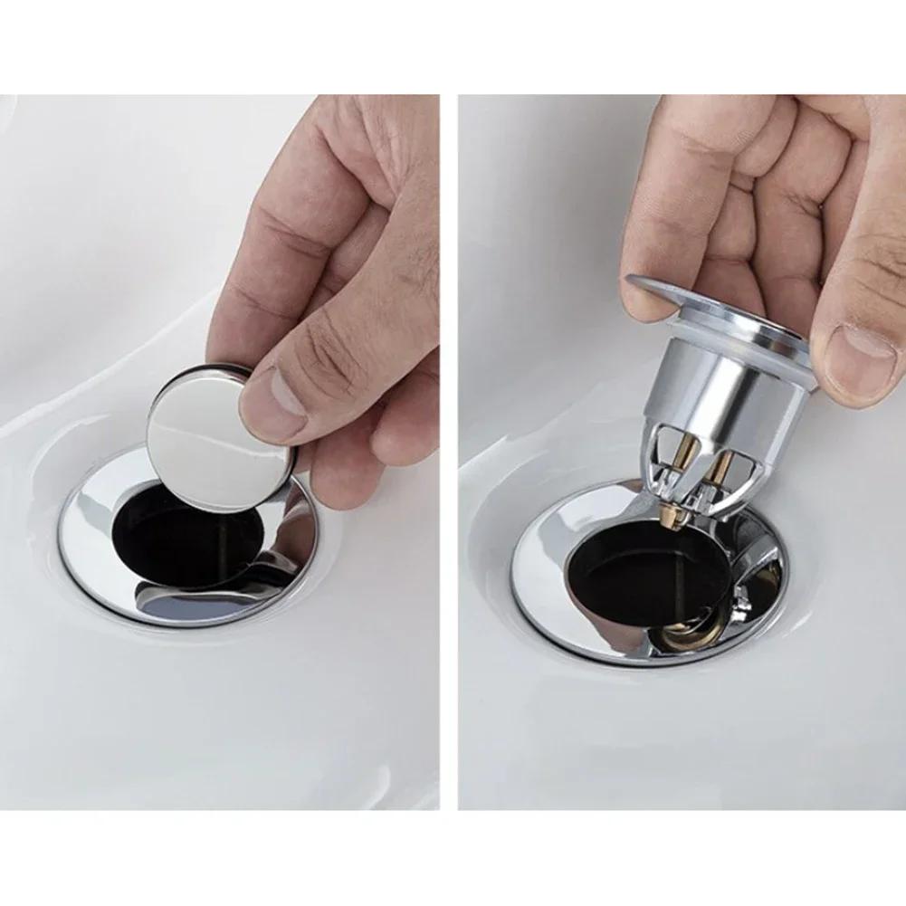 Пробка для слива, откидной сердечник, сливной фильтр для раковины, клапан, улавливатель волос, фильтр для душа, пробка для ванны, заглушка для раковины в ванной