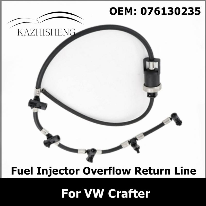 for VW Crafter Fuel Injector Overflow Return Line Hose Hose 076130235