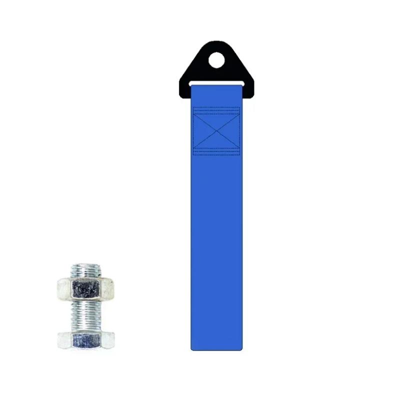 Heavy-Duty Nylon Tow Strap Universal Car Racing Tow Rope Green Black Red 28cm Bumper Trailer Towing Strap Ropes Car Decoration