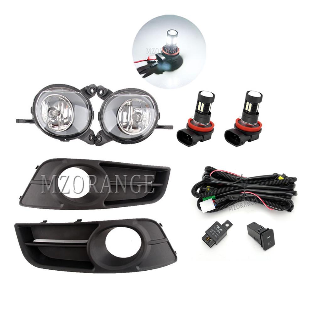 Fog Lamp Assembly Front Bumper Lights for Toyota Corolla 2004 2005 2006 Fog Lamp Covers Grill Bezel EU Version Accessories Auto