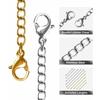 & Components DIY Jewelry Accessories Necklace Bracelet Lobster Lock Extender /Safety Chain Extender