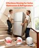 Moving Straps, Supports up to 453.6 kg, 2-Person Lifting and Moving System with 2 Harness Straps & 2 Load-bearing Straps, Adjustable Lifting Shoulder