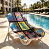 Blue Smurfs Print Beach Towel Design, Soft, Lightweight. for Home Bathroom, Spa, Pool, Yoga, Surfing, Camping, Gift for Family, Friend