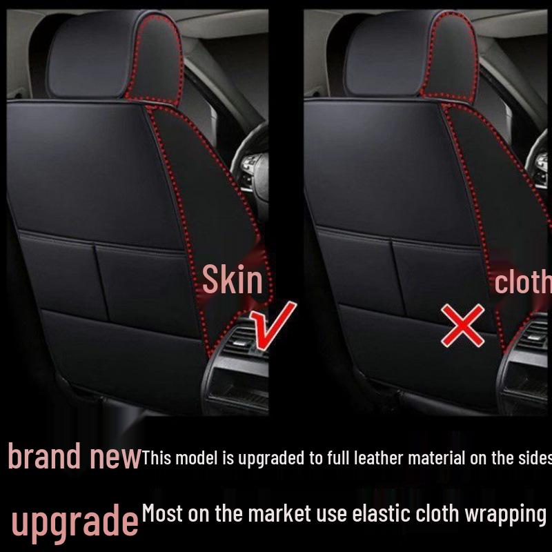 Compatible Seat Cushion Cover for FAW Hongqi E-QM5 Models (2021, 2022, 2023, 2026) - All-Season Full Surround