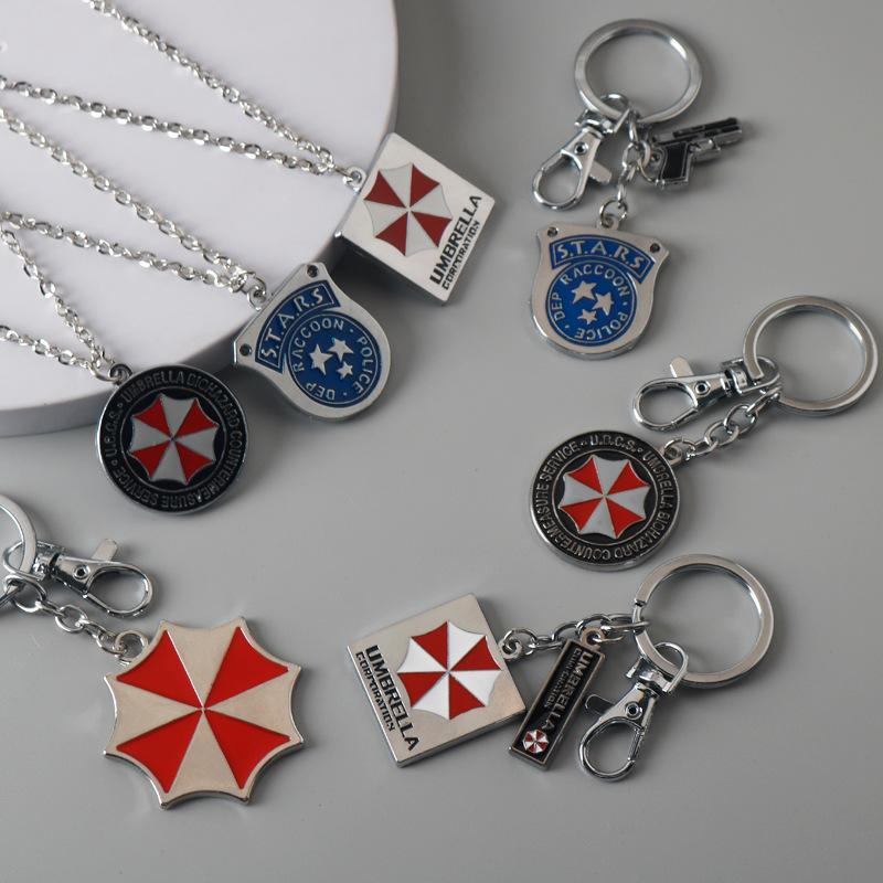 Брелок-подвеска на шею с логотипом Umbrella Corp из Resident Evil