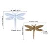 Сделай сам Силиконовая форма для тиснения стрекозы для настенных украшений и подвесных орнаментов DIY материалы для рукоделия форма для литья смолы