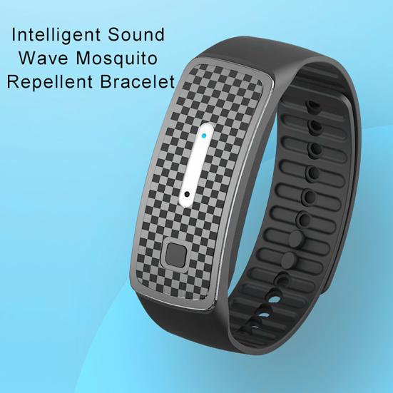 Ultrasonic Anti-mosquito Bracelet Rechargeable Mosquito Repellent Wristband Waterproof Long-lasting Electronic Wristband for All Ages
