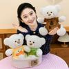 Cartoon Bear Plush Toy For Kids Cuddle Pillow Made With Soft Pp Cotton For Bedtime Comfort