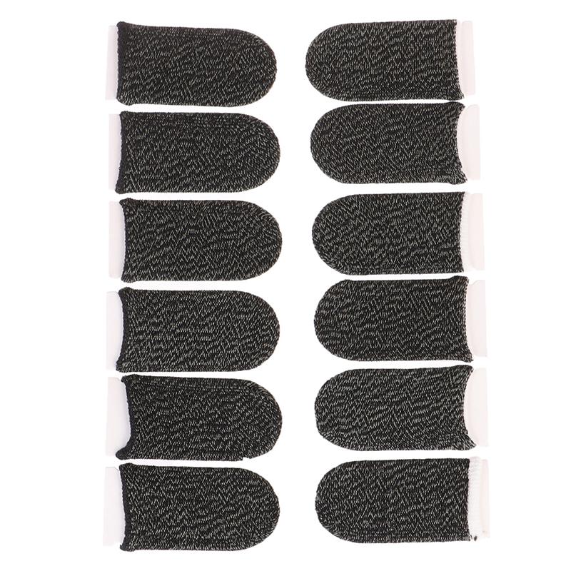 6 шт., защищенные от пота перчатки для мобильных игр, сенсорный экран, большие пальцы, рукава для пальцев