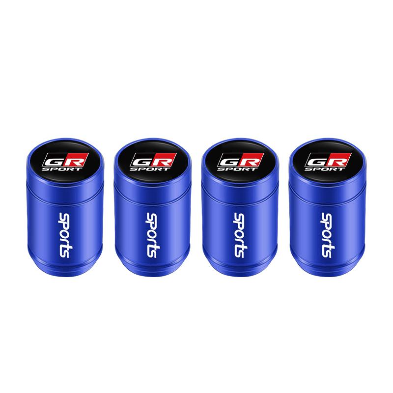 2026 Hot For Toyota Hub Caps 4Pcs Alloy Car Valve Cap Wheel Valves Dust Cover Tire Accessories For Toyota Yaris Corolla Prius Au
