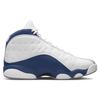Air Jordan 13 Retro French Blue Мужские кроссовки Белые огненно-красные светло-стальные серые 414571-164