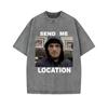 Russian Fighter Khabib The Eagle Vintage Washed Tshirt Men Boxing Fitness Gym Oversized Tshirt Male Casual  Cotton T Shirts