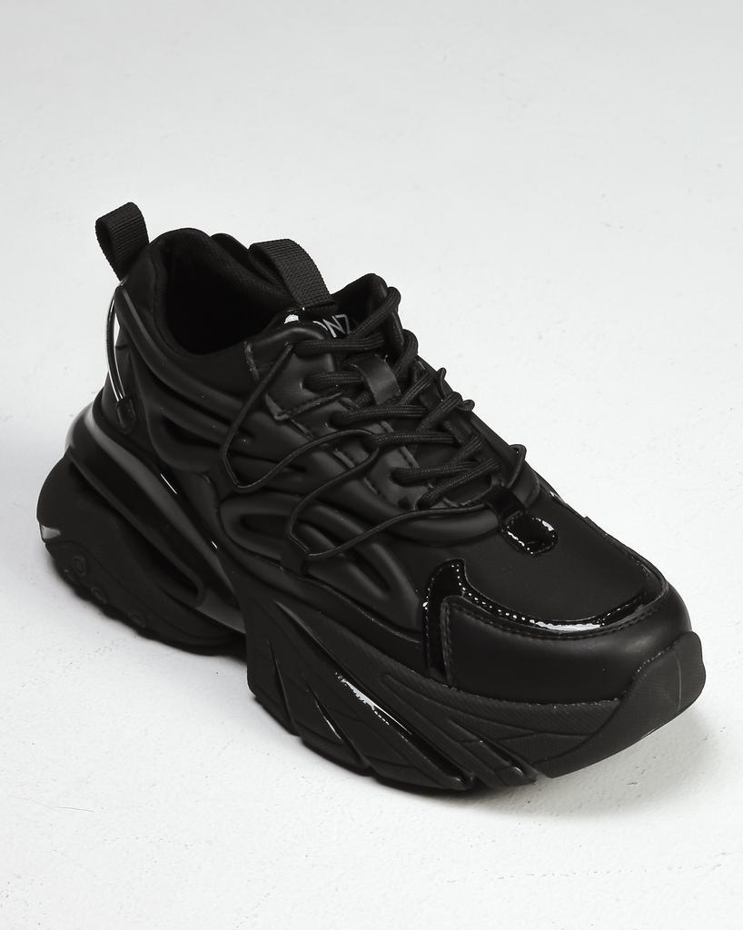 Кроссовки весенние Lonza 183949 36 черные кожа текстиль