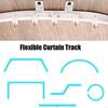 62KD 5 Metres Flexible Bendable Ceiling Curtain Track 16.4FT Curved Curtain Track for Curtain Curtain System