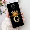 For Xiaomi Redmi Note 9 Pro Case Note 9S Cute Crown Letters Cover Clear Silicone Phone Case For Redmi Note 9 Pro Max Soft Fundas